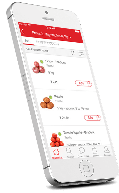 Bigbasket Mobile App Development2