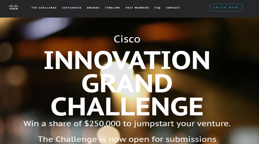 Win a Share of 250,000 in Cisco Innovation Grand Challenge