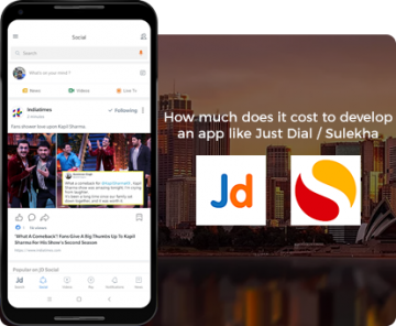 cost to develop an app like Justdial