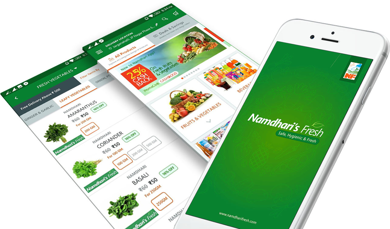 Namdharis Fresh app development UI FuGenX