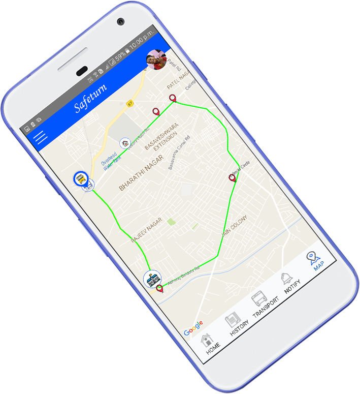 Safeturn Bus mobile app development7
