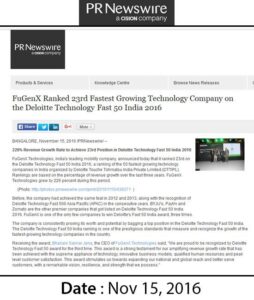 23rd-fastest-growing-technology-PR-Newseire