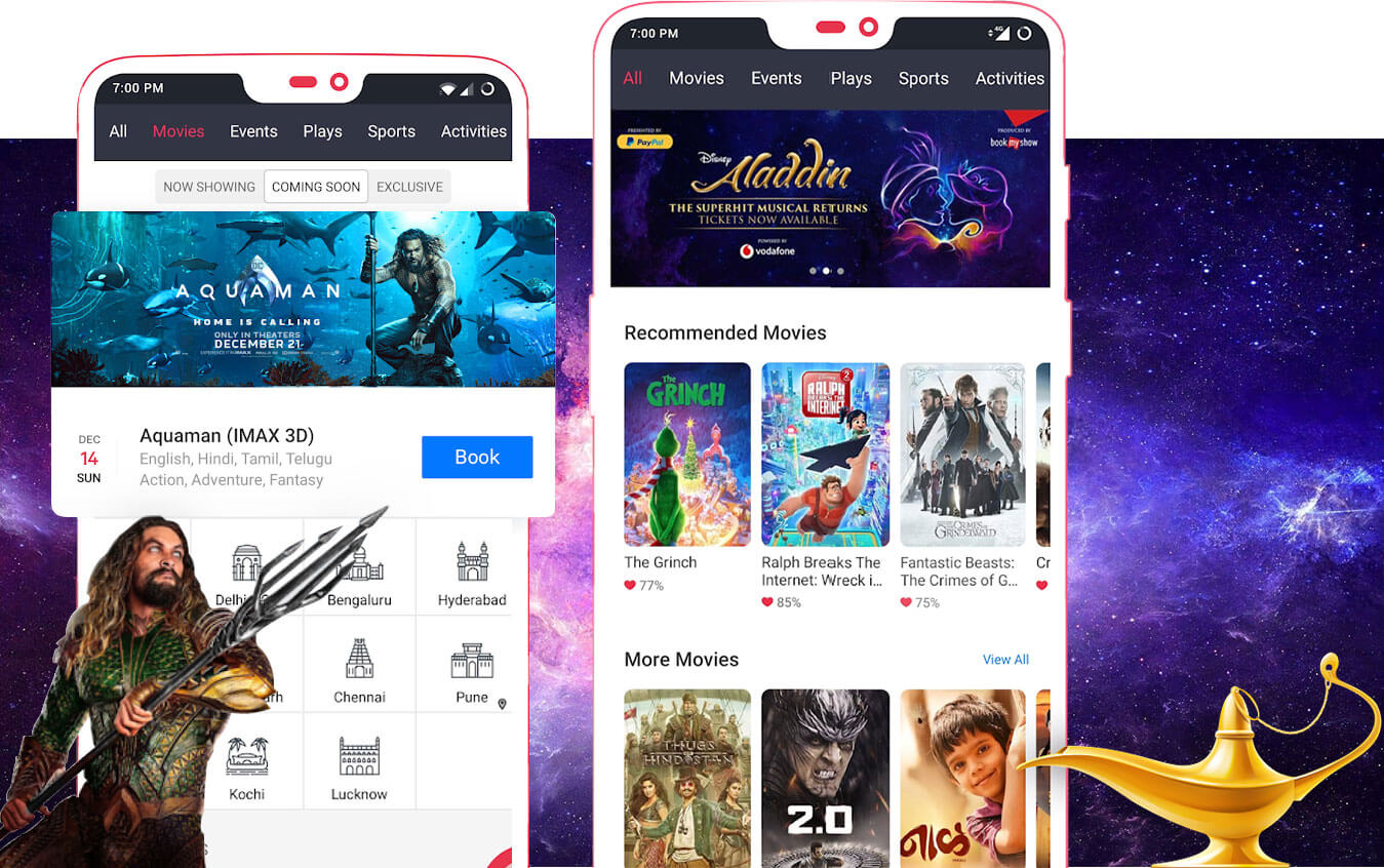 How Much Does An App Like BookMyShow Cost? 34 Features and Functionalities that Impact the Cost of BookMyShow like App