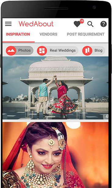 Wedding planner app UI Design