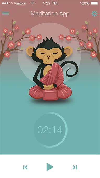 Yoga-Meditation-UI-Design