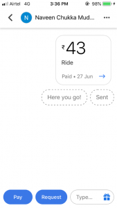 Google pay payment option