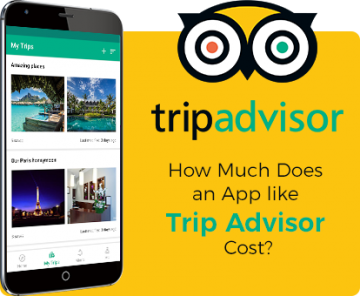 How much does an app like Trip advisor cost