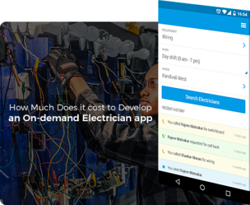 cost to develop an on-demand electrician app