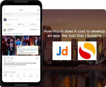 cost to develop an app like Justdial-sulekha