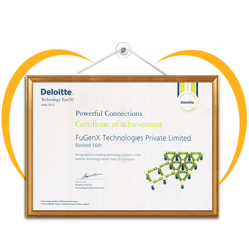 Company News 15 Deloitte Technology Fast 50 India 2012 (Ranked # 16)