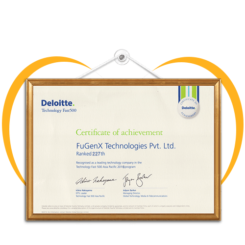 FuGenX Winner of Deloitte Technology Fast 500 Asia Pacific 2016 Ranked 227