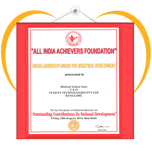 Awards 7 Winner of Indian Leadership Award for Industrial Development from AIAF 2014