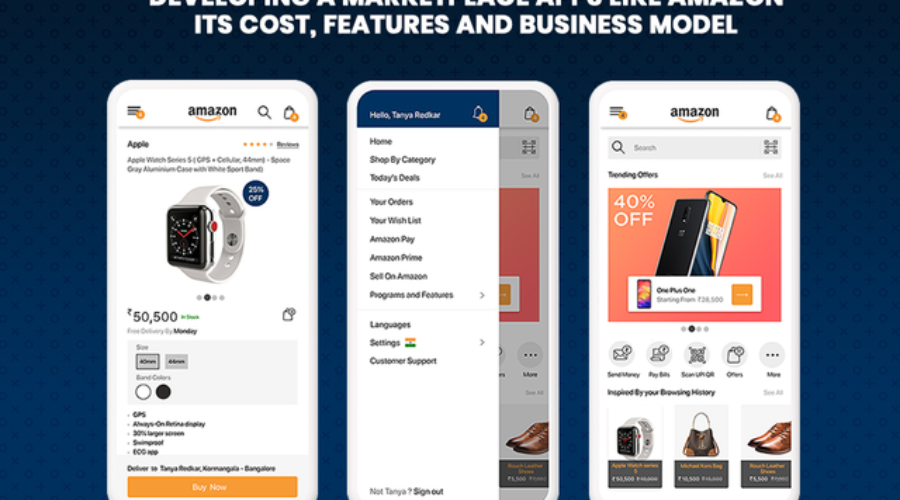A Detailed Guide To Build An App Like Amazon In 2021