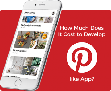 cost to develop Pinterest like app