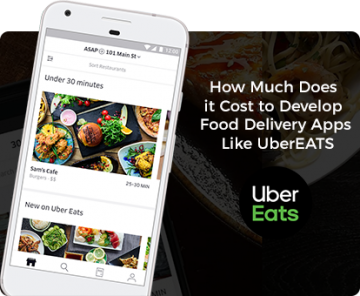 cost to develop food delivery apps like Ubereats
