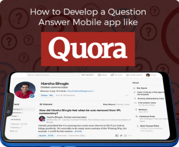 cost to develop a question answer mobile app like quora