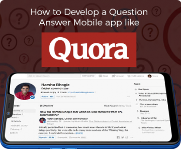 How to develop a question answer mobile app like quora