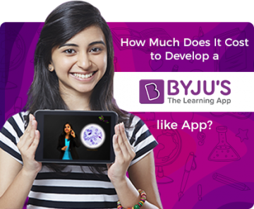 Cost to develop a byjus the learning app