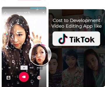 Cost to development video editing app like Tik Tok
